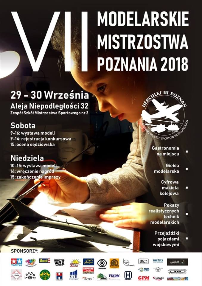 .VII Otwarte Mistrzostwa Poznania Modeli Redukcyjnych 2018.09.29-30.